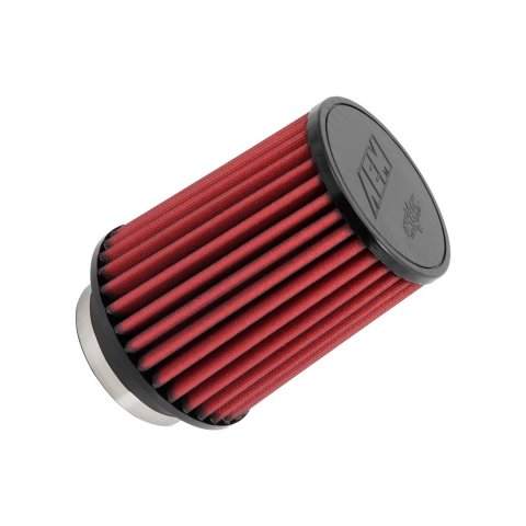 Air Filter Element - DryFlow - Clamp-On - Round - 6 in Diameter - 7 in Tall - 4 in Flange - Synthetic - Red - Universal - Each