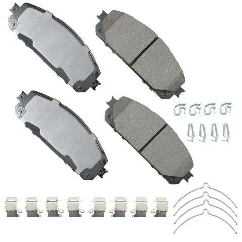 Brake Pads - ProAct Ultra-Premium - Front - Hardware Included - Jeep Cherokee 2014-19 - Set of 4 thumbnail 1