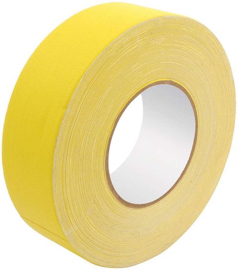 Gaffers Tape - 165 ft Long - 2 in Wide - Yellow - Each
