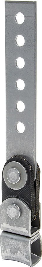 Exhaust Hanger - Clamp-On - Adjustable - Swivel - Requires Clamp - 0.375 in Mounting Holes - 9.25 in Long - Steel - Natural - Universal - Each