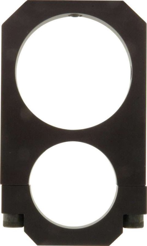 Fuel Filter Bracket - Clamp-On - 1.5 in OD Tubes - 2 in Diameter - Aluminum - Black Anodized - Set of 10