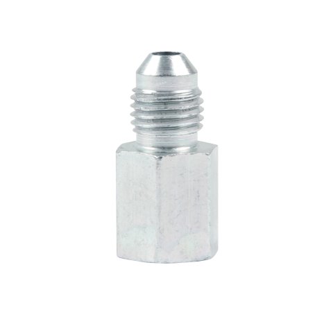 Fitting - Adapter - Straight - 1/8 in NPT Female to 4 AN Male - Steel - Zinc Oxide - Set of 50