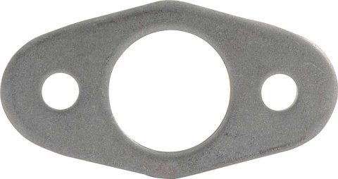 Rub Rail Flange - 1-1/4 in ID Center Hole - Two 3/8 in Mounting Holes - 3/16 in Thick - Steel - Natural - Set of 25
