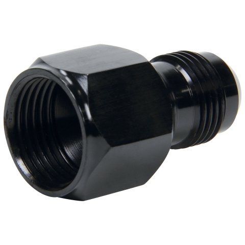 Fitting - Adapter - Straight - 10 AN Female to 8 AN Male - Aluminum - Black Anodized - Each