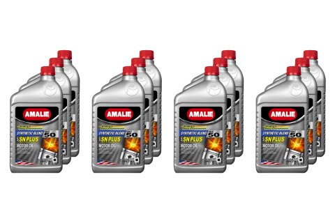 Motor Oil - Pro High Performance - 50W - Semi-Synthetic - 1 qt Bottle - Set of 12 thumbnail 1