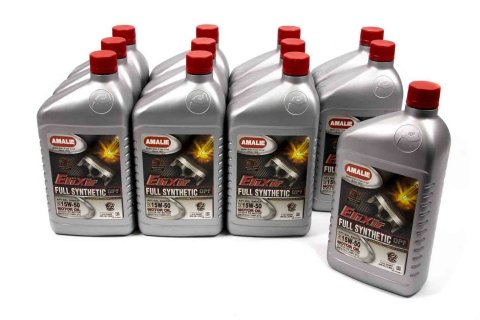 Motor Oil - Elixir - 15W50 - Synthetic - 1 qt Bottle - Set of 12 thumbnail 1