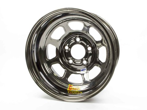 Wheel - 52-Series - 15 x 8 in - 2.000 in Backspace - 5 x 5.00 in Bolt Pattern - Steel - Black Chrome - Each thumbnail 1