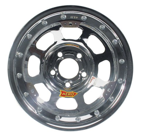 Wheel - 53-Series - 15 x 8 in - 2.000 in Backspace - 5 x 4.75 in Bolt Pattern - Beadlock - Steel - Chrome - Each