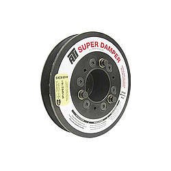 Harmonic Balancer - Super Damper - 7.074 in OD - SFI 18.1 - Steel - Black Oxide - Internal Balance - Mopar B / RB-Series / 426 Hemi - Each