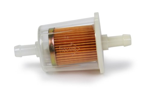 Fuel Filter - In-Line - 20 Micron - Paper Element - 3/8 in NPT Female Inlet - 3/8 in NPT Female Outlet - Plastic - Clear - Each thumbnail 1