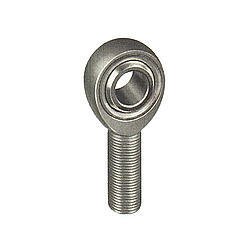 Rod End - AM Series - Spherical - 3/8 in Bore - 3/8-24 in Right Hand Male Thread - PTFE Lined - Steel - Zinc Oxide - Each