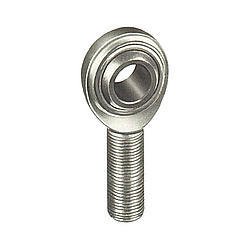 Rod End - CB Series - Spherical - 3/8 in Bore - 3/8-24 in Left Hand Male Thread - Steel - Zinc Oxide - Each thumbnail 1