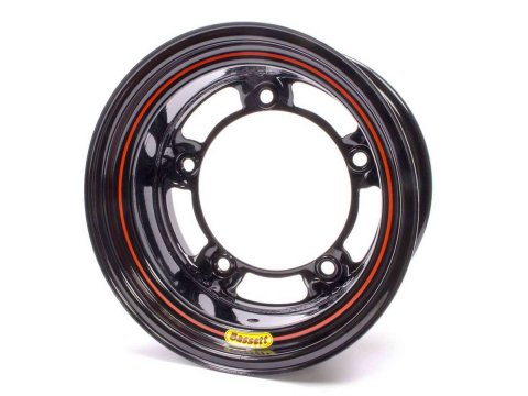 Wheel - Wide 5 Spun - 15 x 8 in - 3.000 in Backspace - Wide 5 Bolt Pattern - Steel - Black Powder Coat - Each thumbnail 1