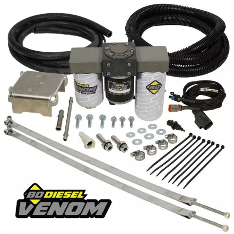 Fuel Lift Pump - Venom - 165 gph - Ford Powerstroke - Ford Fullsize Truck 2008-10 - Kit
