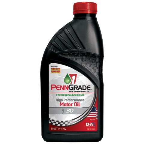 Motor Oil - High Zinc - 30W - Conventional - 1 qt Bottle - Each