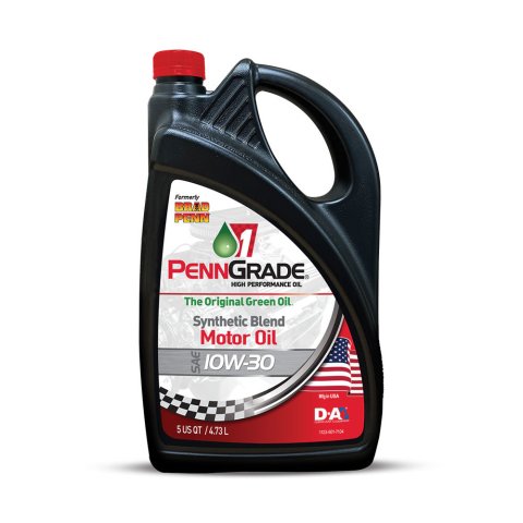 Motor Oil - High Zinc - 10W30 - Semi-Synthetic - 5 qt Jug - Each