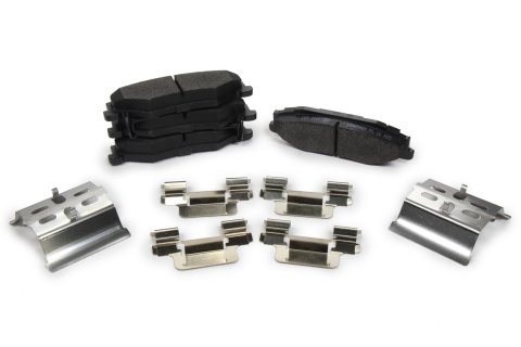Brake Pads - Posi-Quiet Extended Wear - Semi-Metallic - Hardware Included - XLR - Cadillac / Chevy Corvette 2005-13 - Set of 4