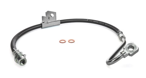 Brake Hose - Passenger Side - Front - DOT Approved - Rubber - GM Compact SUV 2000-05 - Each thumbnail 1