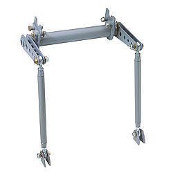 Sway Bar - Top Gun Heavy Weight - 24 in Mount Width - 1.25 in Diameter - Arms / Brackets / Hardware / Link / Rod Ends - Chromoly - Natural - Universal - Kit