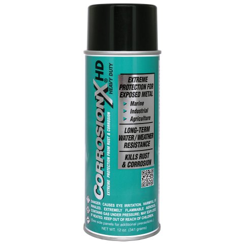 Rust Penetrant - CorrosionX Heavy Duty - Lubricant / Penetrant - Water Resistant - 12 oz Aerosol - Set of 12