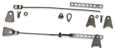 Suspension Travel Limiter - Weld-On - Cable Style - Steel - Control Arm / Strut Front Suspensions - Kit thumbnail 1