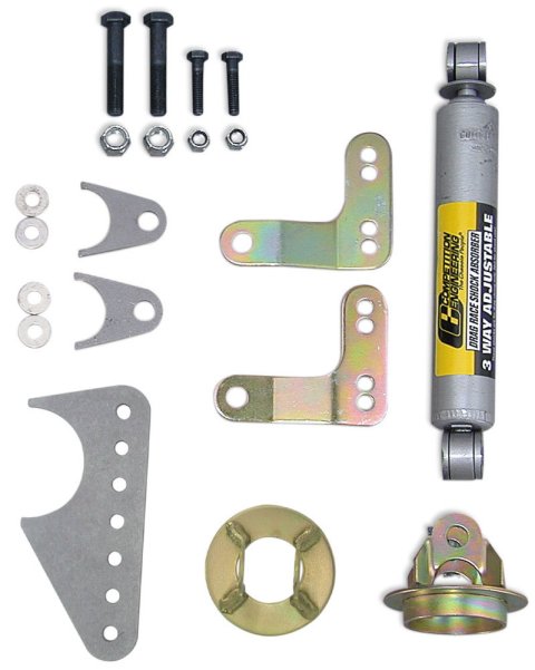 Coil-Over Shock Kit - Monotube - 3-Way Adjustable - Rear - Brackets / Hardware Included - Universal - Kit thumbnail 1