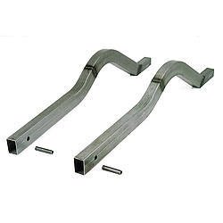 Frame Rails - Rear - 2 x 3 x 0.083 in Tubing - Steel - Natural - GM F-Body 1970-81 - Kit
