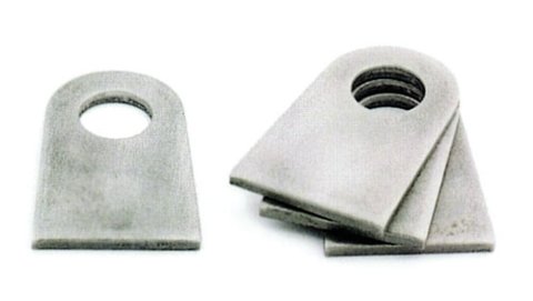 Chassis Tab - Flat - 3/4 in Mounting Hole - 3/16 in Thick - Steel - Natural - Set of 4 thumbnail 2