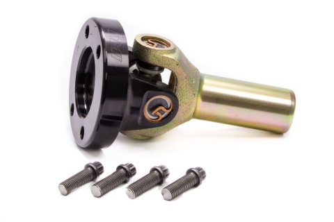 U-Joint Assembly - 2K11 H.D. - 16 Spline to 4-Bolt Flange - Gladiator U-Joint - Aluminum / Steel - Zinc / Black Anodized - Small Block Chevy / Mopar - Each thumbnail 2