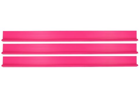Rocker Panel - 78 in Long - Plastic - Pink - Set of 3 thumbnail 2