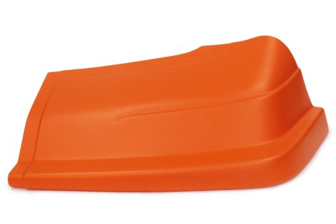 Nose - Dominator - Driver Side - Plastic - Orange - Dirt Late Model - Each