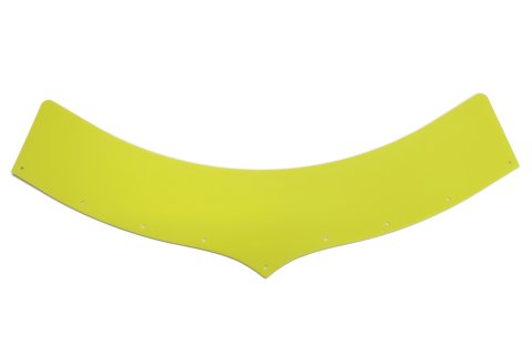 Hood Scoop Extension - 5.5 in Tall - Plastic - Fluorescent Orange - Predator Hood Scoops - Each