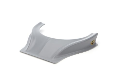 Hood Scoop - Stalker - Dirt - 2.5 in Height - Curved Front - Plastic - Gray - Each thumbnail 2