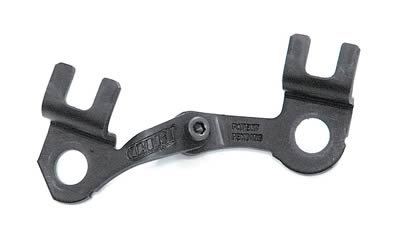 Pushrod Guide Plate - 3/8 in Pushrod - Raised - Adjustable - Steel - Black Oxide - Big Block Chevy - Each