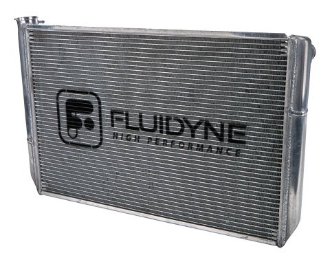 Radiator - 28.875 in W x 18 in H x 2 in D - Triple Pass - Passenger Side Inlet - Driver Side Outlet - Aluminum - Natural - Chevy - Super Late Model - Kit thumbnail 2