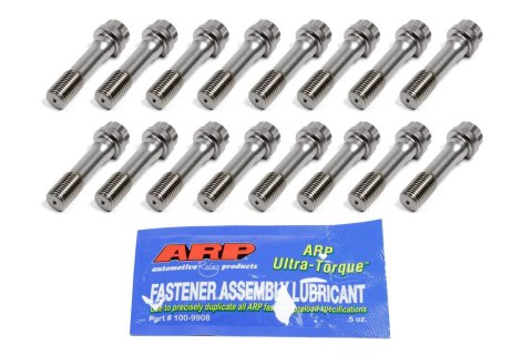 Connecting Rod Bolt Kit - 7/16 in Bolt - 1.75 in Long - 12 Point Head - ARPL19 - Chromoly - Natural - Set of 16