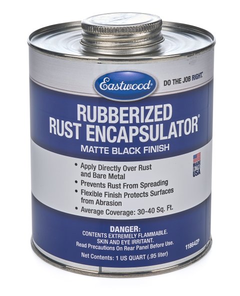 Paint - Rubberized Rust Encapsulator - Black - 1 qt Can - Each