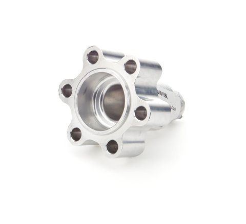 Crankshaft Mandrel - 1 in Diameter - 6-Hole Blower Pulley Bolt Pattern - Aluminum / Steel - Each thumbnail 1