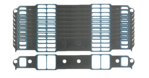 Intake Manifold Gasket - Printoseal - 0.06 in Thick - 1.31 x 2.21 in Rectangular Port - Composite - Small Block Chevy - Set of 10