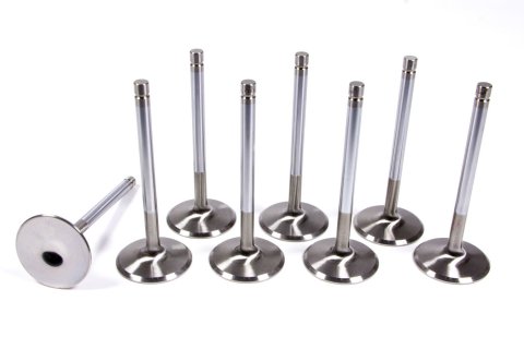 Intake Valve - Competition Plus Hollow Stem - 1.940 in Head - 11/32 in Valve Stem - 4.910 in Long - Stainless - Small Block Ford - Set of 8