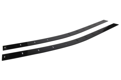 Wear Strip - ABC - 112 x 2.75 in - Plastic - Black - Pair