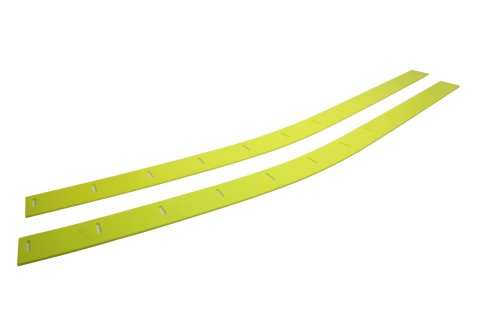 Wear Strip - ABC - 112 x 2.75 in - Plastic - Fluorescent Yellow - Pair