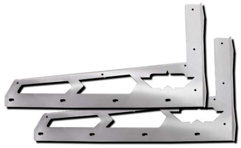 Nose Brace - Pre Drilled - Aluminum - Pair