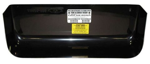 Hood Scoop - Plastic - Black - 52 Series Air Boxes - Each