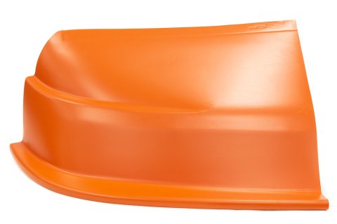 Nose - MD3 - Passenger Side - Plastic - Orange - Dirt Late Model - Each