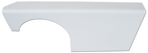 Quarter Panel - Driver Side - Aluminum - White Paint - Pavement Modified - Each