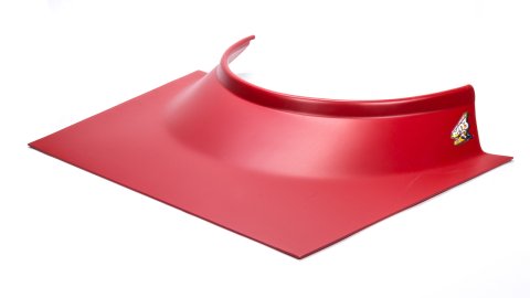 Cockpit Deflector - MD3 - 3.5 in Tall - Plastic - Red - Each