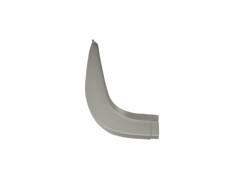 Fender - Outlaw - Passenger Side - Lower - Plastic - Gray - Asphalt Late Model - Each