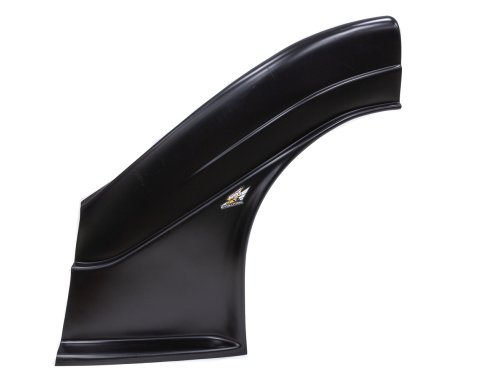 Fender - Driver Side - MD3 Evolution - Raised - Plastic - Black - Dirt Late Model - Each