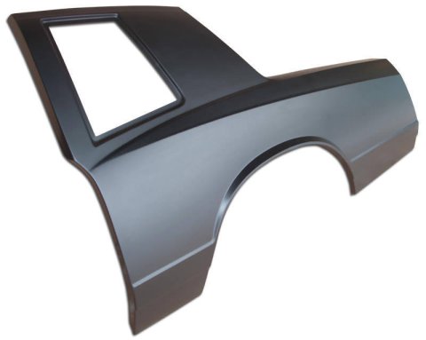 Quarter Panel - Driver Side - Street Stock - Complete - Steel - Black Paint - Each